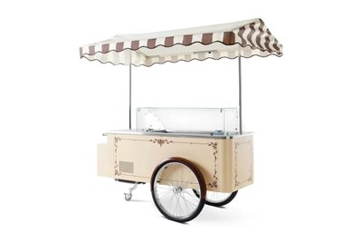 Візок для морозива  з вітриною класичний ISA Carrettino 1002007 фото